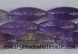 CRI100 15.5 inches 12*30mm rice natural ametrine gemstone beads