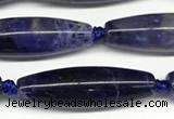 CRI165 15 inches 9*30mm rice sodalite gemstone beads