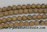 CRO08 15.5 inches 6mm round Chinese picture jasper beads wholesale