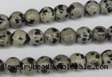 CRO101 15.5 inches 8mm round dalmatian jasper beads wholesale