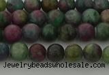 CRO1110 15.5 inches 4mm round ruby apatrite beads wholesale