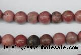 CRO127 15.5 inches 8mm round rhodochrosite beads wholesale