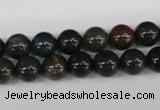 CRO141 15.5 inches 8mm round bloodstone beads wholesale