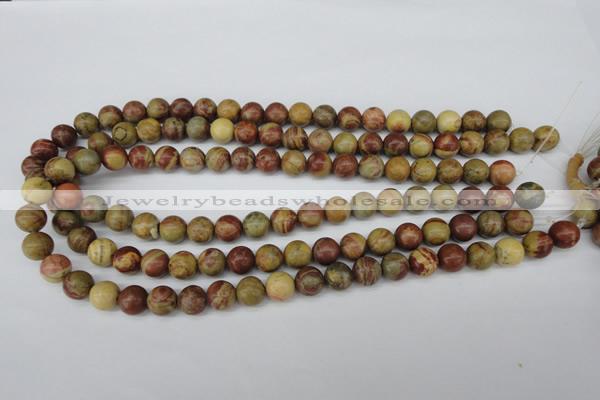 CRO192 15.5 inches 10mm round rainbow jasper beads wholesale