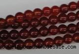 CRO20 15.5 inches 6mm round red agate gemstone beads wholesale