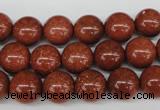 CRO228 15.5 inches 10mm round goldstone beads wholesale