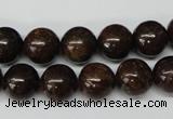 CRO230 15.5 inches 10mm round bronzite gemstone beads wholesale