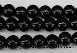 CRO247 15.5 inches 10mm round blackstone beads wholesale