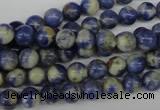 CRO31 15.5 inches 6mm round sodalite gemstone beads wholesale