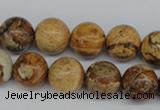 CRO319 15.5 inches 12mm round picture jasper beads wholesale