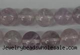 CRO335 15.5 inches 12mm round light amethyst beads wholesale