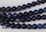 CRO34 15.5 inches 6mm round sodalite gemstone beads wholesale