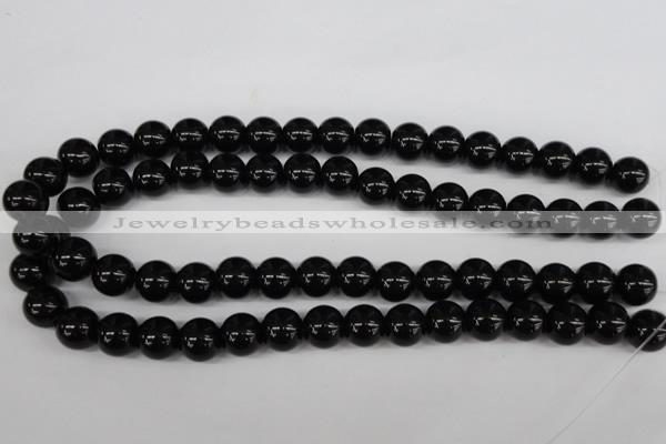 CRO353 15.5 inches 12mm round blackstone beads wholesale