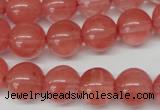 CRO369 15.5 inches 12mm round cherry quartz beads wholesale