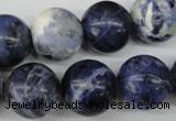 CRO423 15.5 inches 16mm round sodalite gemstone beads wholesale