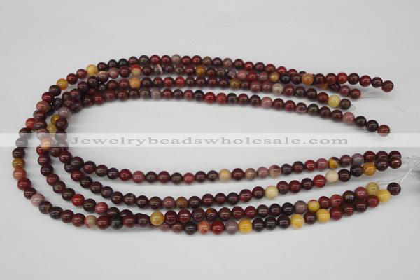 CRO49 15.5 inches 6mm round mookaite gemstone beads wholesale