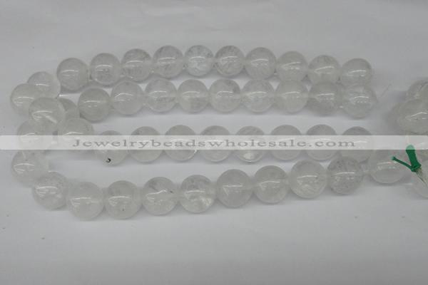 CRO500 15.5 inches 18mm round watermelon white beads wholesale