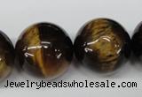 CRO535 15.5 inches 20mm round yellow tiger eye beads wholesale