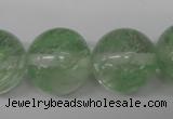 CRO549 15.5 inches 20mm round watermelon green beads wholesale