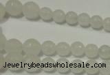 CRO712 15.5 inches 6mm – 14mm faceted round candy jade beads