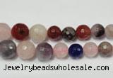 CRO728 15.5 inches 6mm – 14mm faceted round mixed gemstone beads