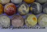 CRO864 15.5 inches 12mm round sky eye stone beads wholesale