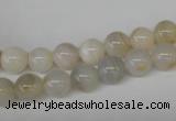 CRO88 15.5 inches 8mm round agate gemstone beads wholesale