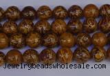 CRO880 15.5 inches 4mm round elephant blood stone beads