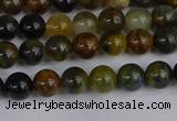 CRO900 15.5 inches 4mm round golden pietersite beads wholesale