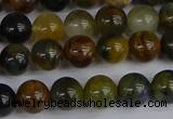 CRO902 15.5 inches 8mm round golden pietersite beads wholesale