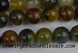 CRO903 15.5 inches 10mm round golden pietersite beads wholesale