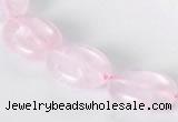 CRQ02 A grade 13*18mm oval natural rose quartz beads Wholesale