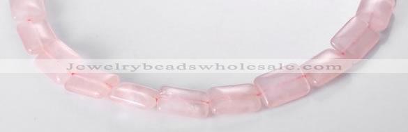 CRQ08 13*18mm rectangle A grade natural rose quartz beads