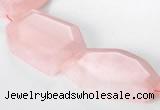 CRQ11 Freeform A grade natural rose quartz beads Wholesale