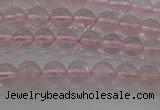 CRQ120 15.5 inches 4mm round natural rose quartz beads wholesale