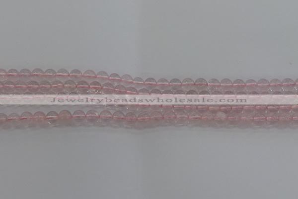 CRQ121 15.5 inches 6mm round natural rose quartz beads wholesale