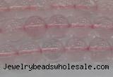 CRQ122 15.5 inches 8mm round natural rose quartz beads wholesale