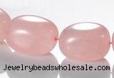 CRQ14 13*18mm egg-shaped A grade natural rose quartz beads