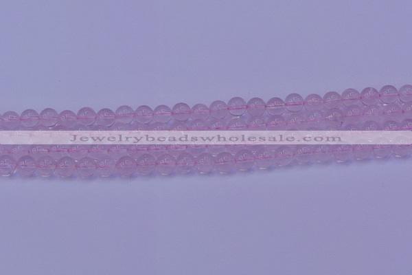 CRQ201 15.5 inches 6mm round Mozambique rose quartz beads