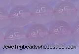 CRQ205 15.5 inches 14mm round Mozambique rose quartz beads