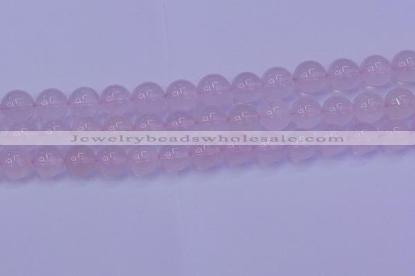 CRQ205 15.5 inches 14mm round Mozambique rose quartz beads