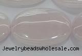 CRQ237 15.5 inches 22*30mm oval rose quartz beads wholesale