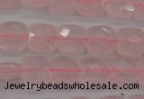 CRQ365 15.5 inches 8*8mm faceted square rose quartz beads