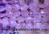 CRQ437 15.5 inches 15*20mm faceted oval rose quartz beads wholesale