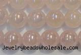 CRQ505 15.5 inches 14mm round AB-color rose quartz beads