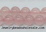 CRQ53 15.5 inches 12mm round natural rose quartz beads wholesale