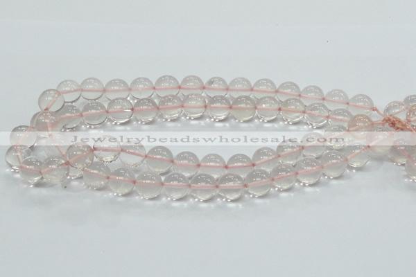 CRQ54 15.5 inches 14mm round natural rose quartz beads wholesale