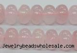 CRQ55 15.5 inches 10*16mm rondelle natural rose quartz beads