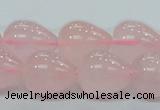 CRQ65 15.5 inches 16*19mm teardrop natural rose quartz beads wholesale