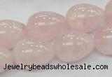 CRQ66 15.5 inches 15*20mm teardrop natural rose quartz beads wholesale